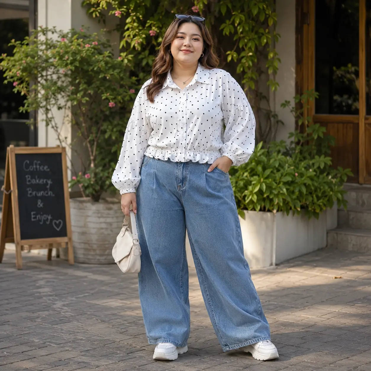 KALLISTA - BLOUSE JUMBO KOREA - BLOUSE PLUS SIZE KOREA