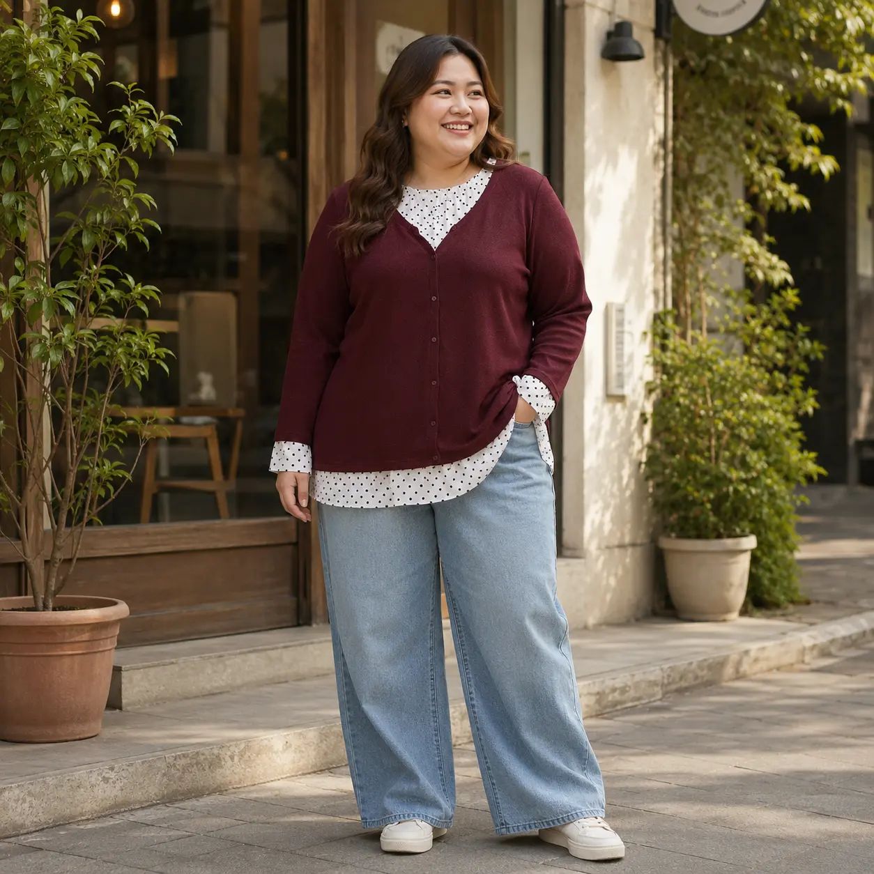 KARINA - BLOUSE JUMBO KOREA - BLOUSE PLUS SIZE TERBARU